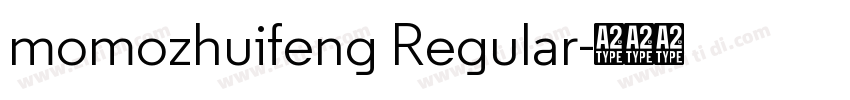 momozhuifeng Regular字体转换